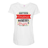 may your christmas be merry &amp; bright Maternity Scoop Neck T-shirt