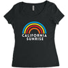 California Sunrise Women's Triblend Scoop T-shirt