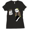 Friday The 12Th Funny Horror Movie Ladies Fitted T-Shirt