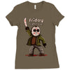 friday night fever Ladies Fitted T-Shirt