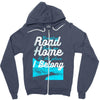 Country Road (f149) Zipper Hoodie