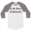 craft beer 3/4 Sleeve Shirt