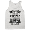 Super Cool Pop Pop Of A Freaking Awesome Grandson Tank Top
