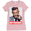 conor mcgregor notorious Ladies Fitted T-Shirt