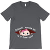 June Peeking Out Baby Girl T-Shirt