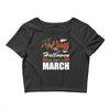 Halloween Kings Are Born In March Crop Top