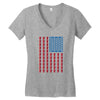 usa beer pong champ Women's V-Neck T-Shirt