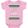 merry christmas ugly christmas sweater Baby Bodysuit