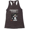 anxious cat Racerback Tank