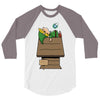 wake up 3/4 Sleeve Shirt