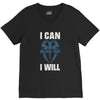 i can  i will V-Neck Tee