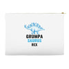 grumpa saurus rex Accessory Pouches