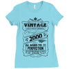 Vintage Aged To Perfection 2000 Ladies Fitted T-Shirt