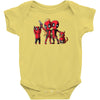 deadpool family portrait Baby Bodysuit