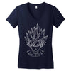 goku Women's V-Neck T-Shirt