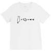 Cat Math V-Neck Tee