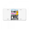 Forget Glass Slippers This Princess Wears Fire Boots License Plate