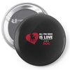 love and a dog life Pin-back button