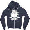 wheres my hos at santa claus Zipper Hoodie
