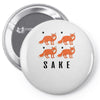 four fox sake Pin-back button