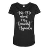 Women, love, Rights, Feminism, Feminist, Female, Funny, Woman, Girl Po Maternity Scoop Neck T-shirt