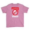 zombie  do not feed the zombies fun Youth Tee