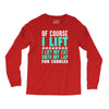 cat cats lift lifting fitness Long Sleeve Shirts