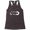 chicken and magnet Racerback Tank