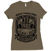 Things Better 1982 Age Approach Magnificent Ladies Fitted T-Shirt