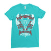 All Men are Created Equal but Only the Best are Born in October Ladies Fitted T-Shirt
