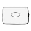 black oval Laptop sleeve