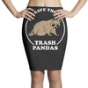 save the trash pandas Pencil Skirts