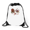 bar fight Drawstring Bags