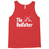 the rodfather   mens funny fishing Tank Top