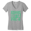 straight outta pre k Women's V-Neck T-Shirt