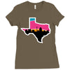san antonio skyline spurs Ladies Fitted T-Shirt