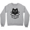cats love boxes Crewneck Sweatshirt