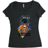 who loves bassets Women's Triblend Scoop T-shirt