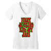 funny ferry mucking christmas, ideal gift or christmas present. Women's V-Neck T-Shirt