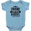 friend forever buddies Baby Bodysuit