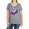fossil fueled Ladies Curvy T-Shirt