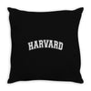 harvard logo Throw Pillow