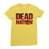 dead nation Ladies Fitted T-Shirt