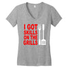 got skills on the grills apron Women's V-Neck T-Shirt