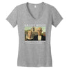 Grant Wood American Gothic Women's V-Neck T-Shirt