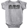 opinions Baby Onesie