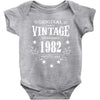 original parts vintage established 1982 perfectly aged Baby Bodysuit