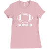 soccer Ladies Fitted T-Shirt