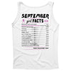 September Girl Facts Libra Tank Top