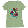 peacock Ladies Fitted T-Shirt